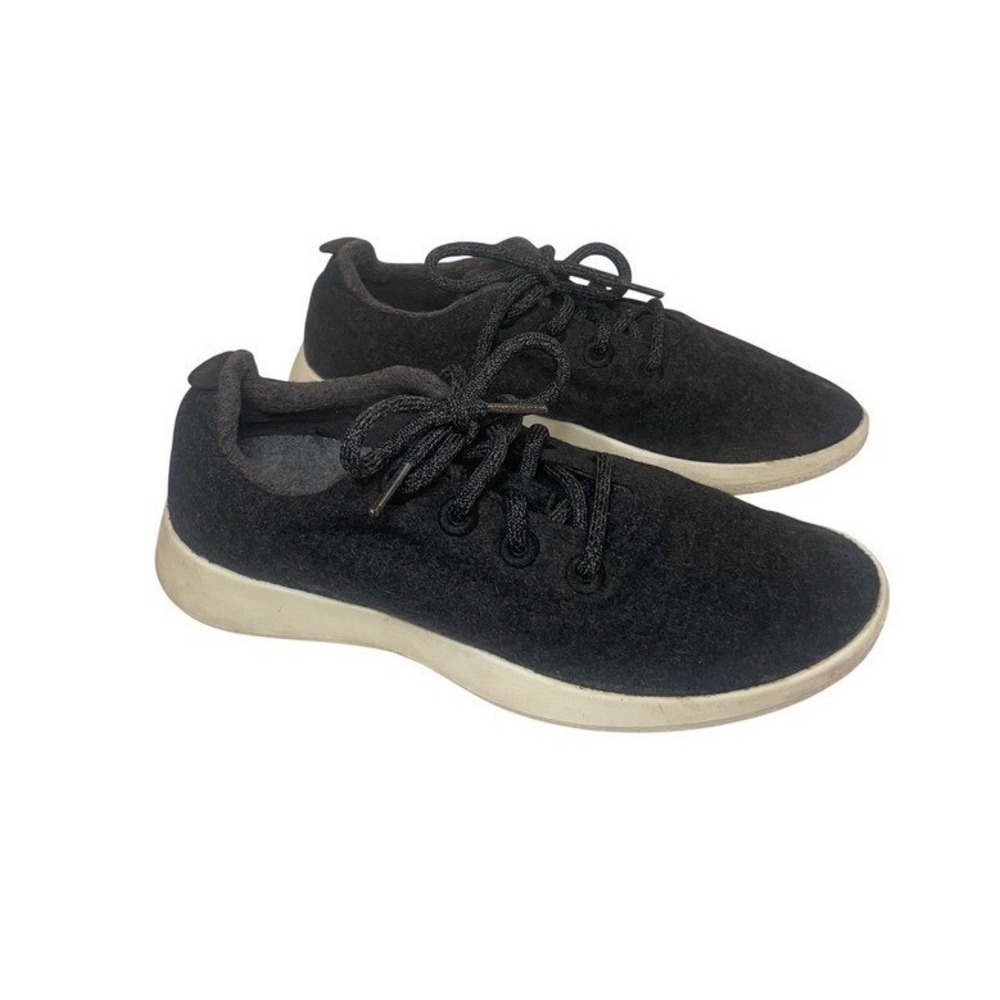 Allbirds‎ Wool Runners Women's Size 8 Dark Grey Lace Up Sneakers Shoes